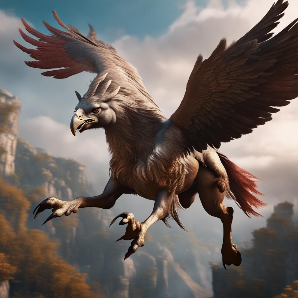 Hippogriff in Flight