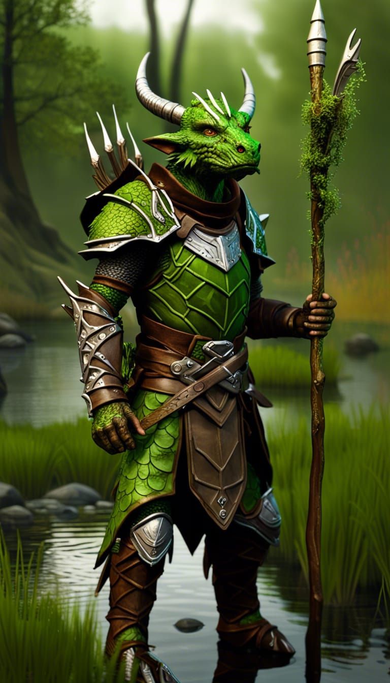 Dragon Born warrior druid