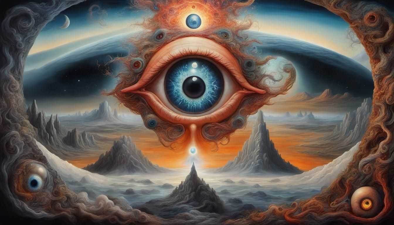 Third Eye Awakening: Surreal Clairvoyance and Chaos