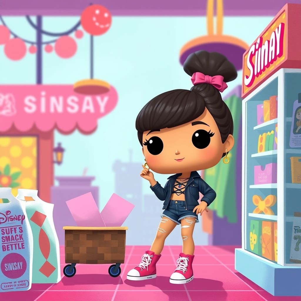 funko pop figure disney brenda song shopping at sinsay