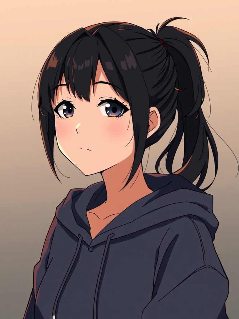 Anime Portrait of Ami Yamato in Studio Trigger Style