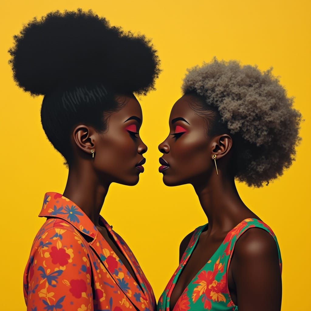 Minimalist Symbol: Black Culture, LGBTQ+, Women, Elderly Rep...