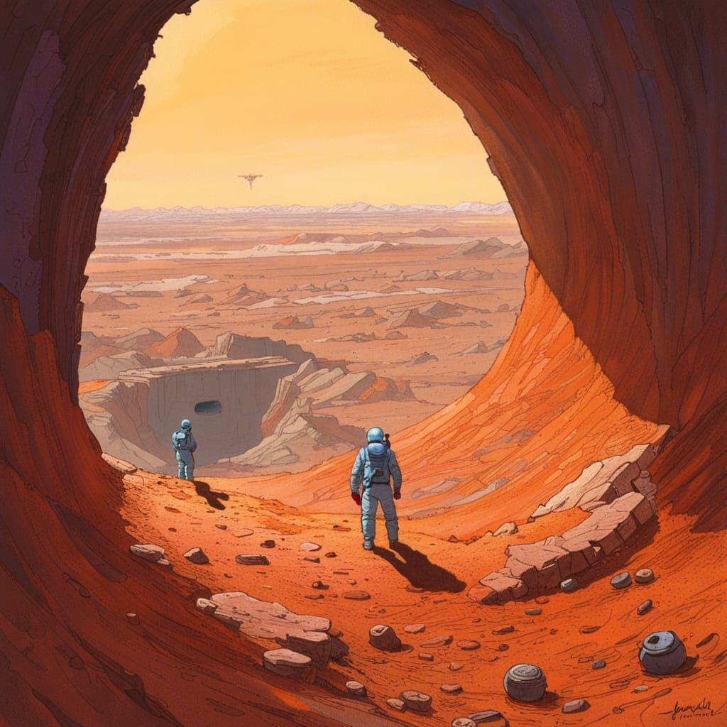 Mars Archaeology Excavation Reveals Ancient City Ruins