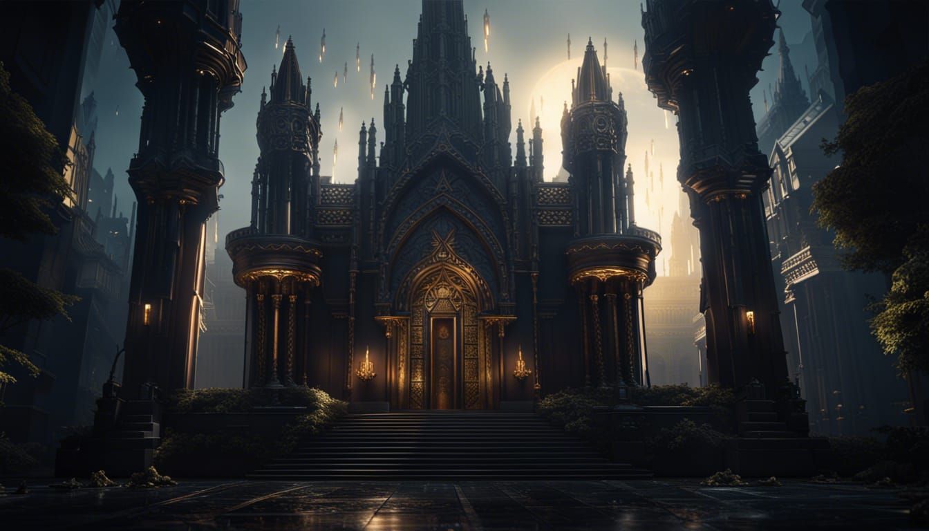 Temple of Light: Gothic, Art Deco, and Victorian Fusion