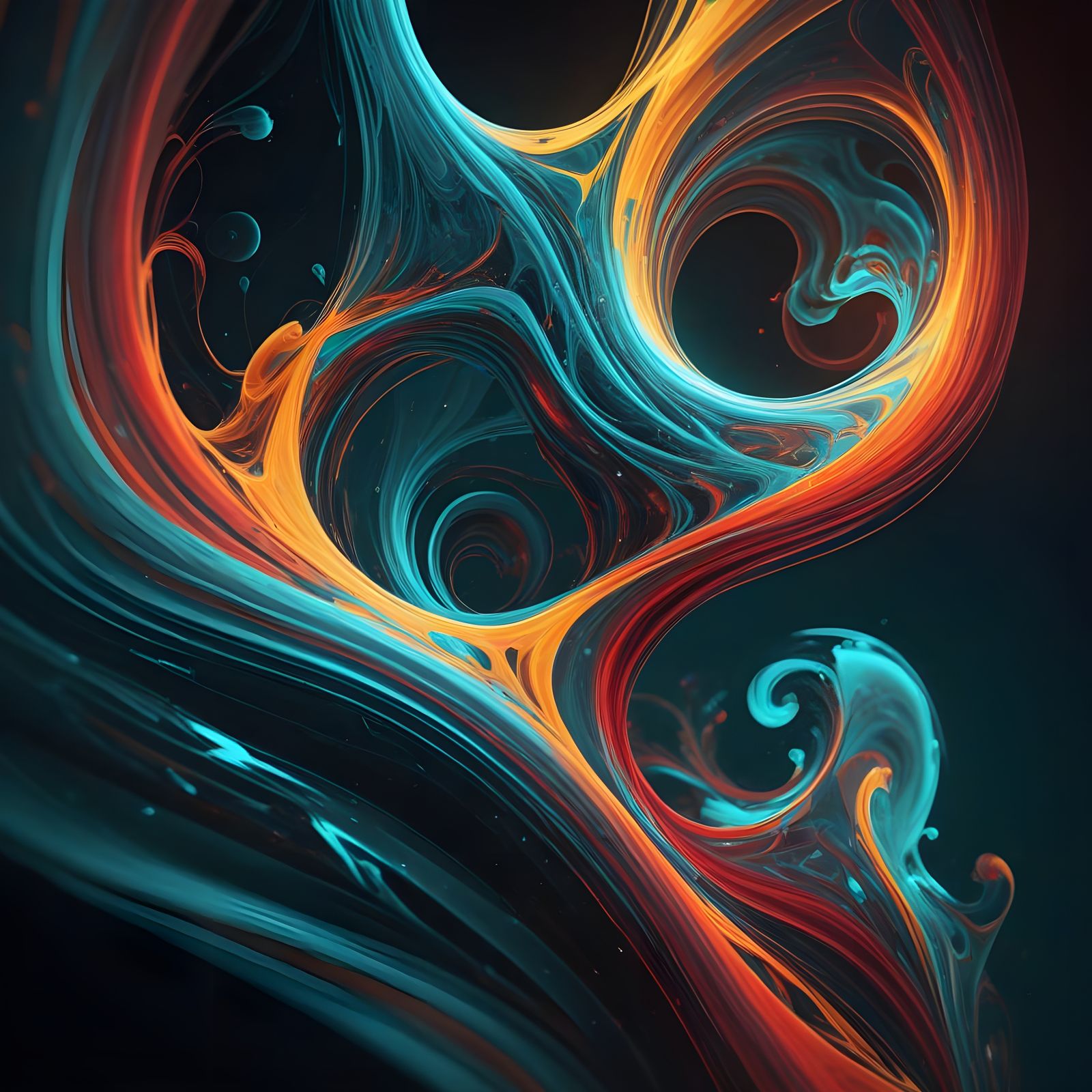 Mystical Endoskeleton with Radiant Aura