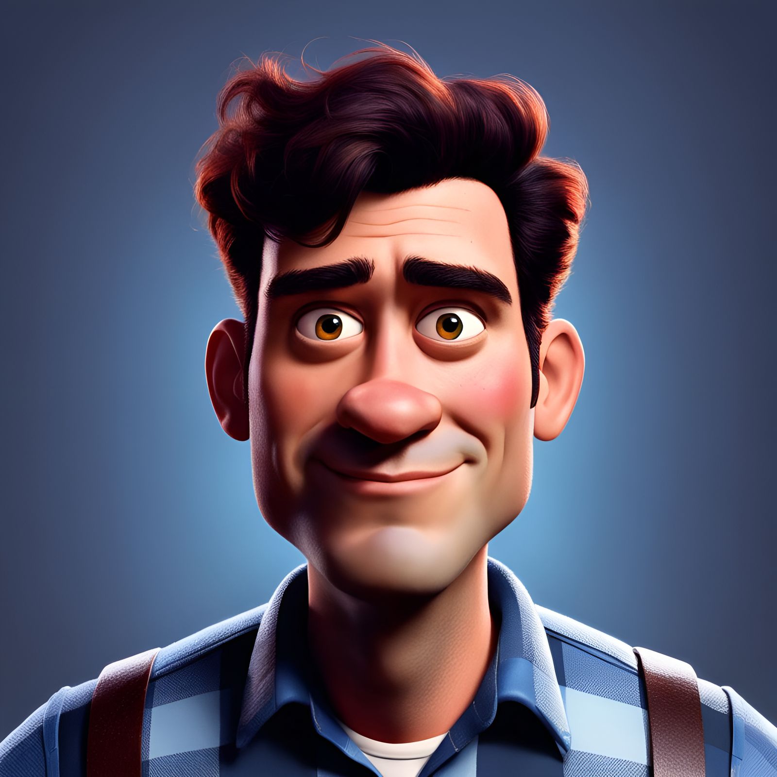 Pixar Style Character Portrait