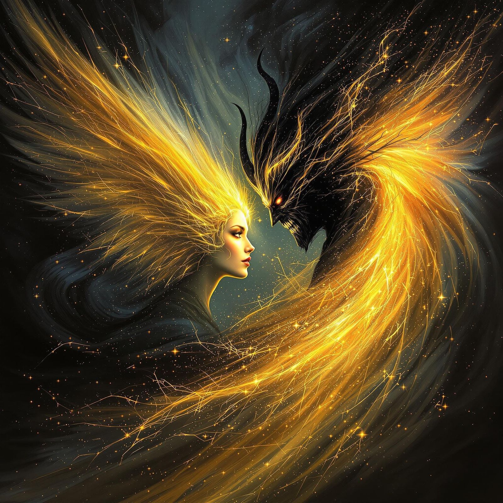 Angelic Light Versus Demonic Darkness