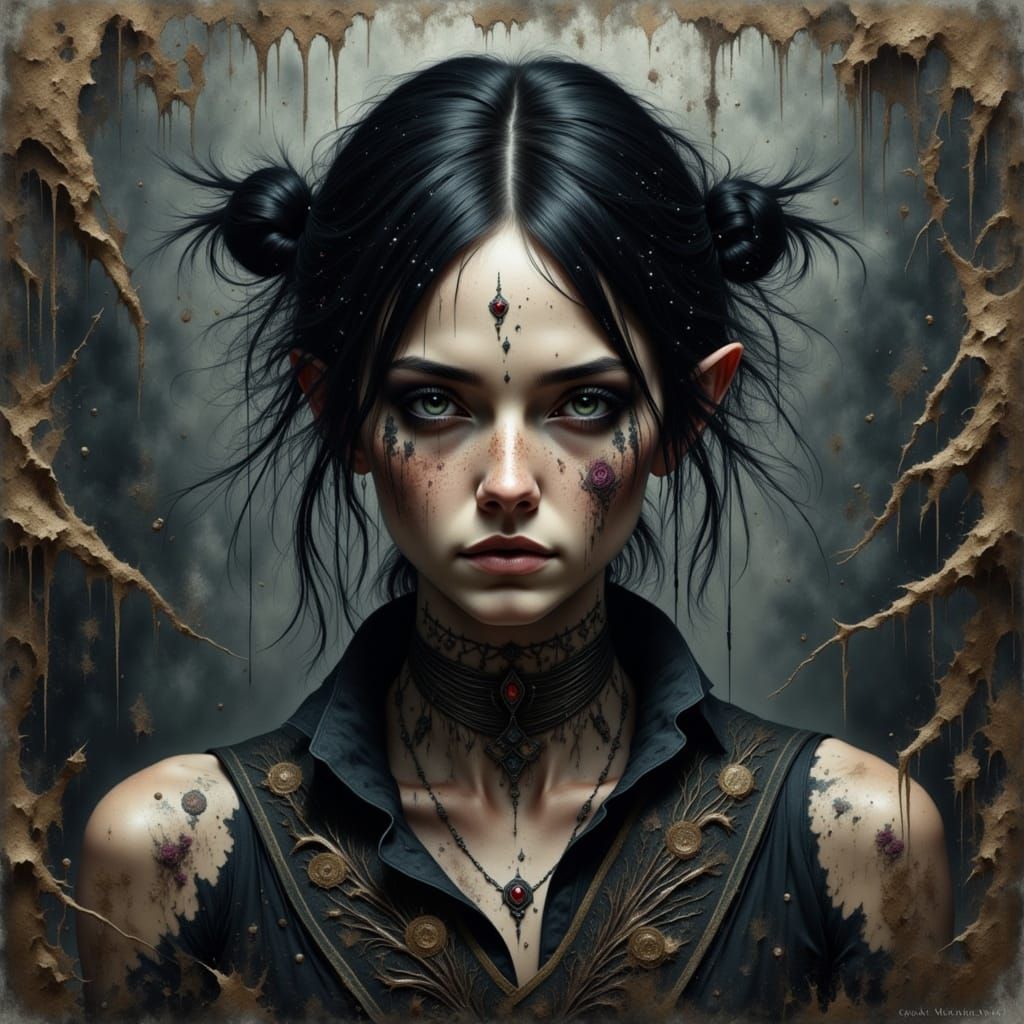 Soul Tormented by Dark Regrets and Shame