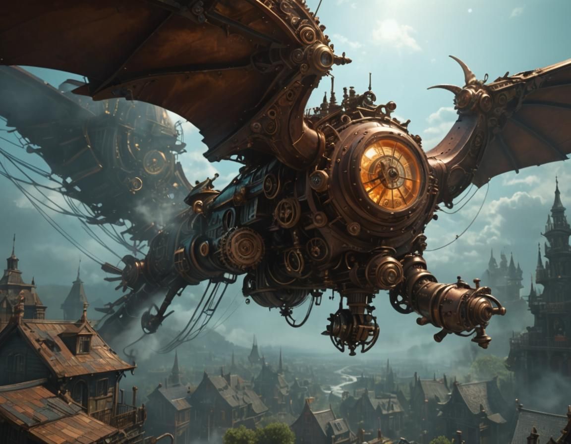 Steampunk Exploratory Vessel "Cyclops"