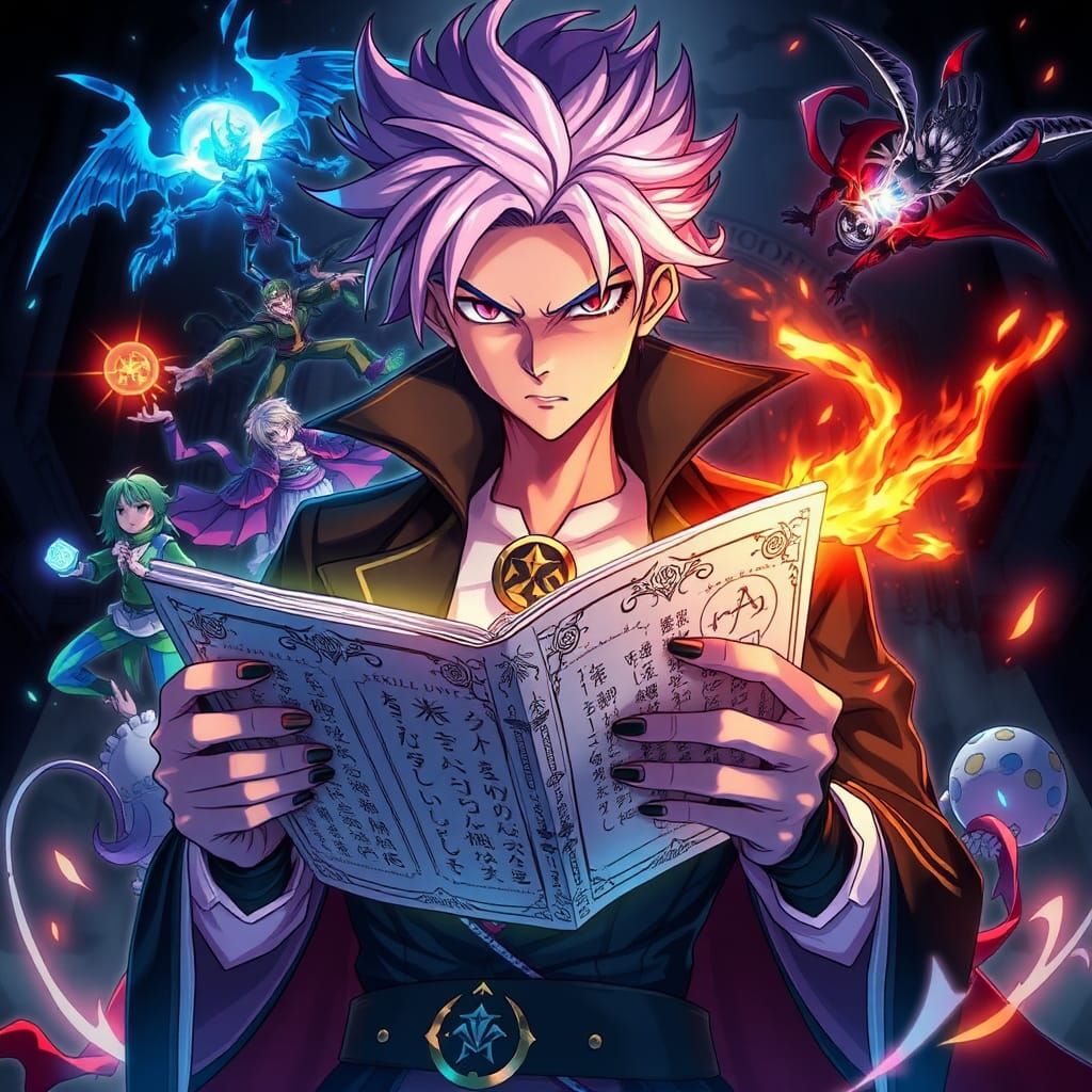 Chrollo Lucifer's Skill Hunter Book: Anime Illustration