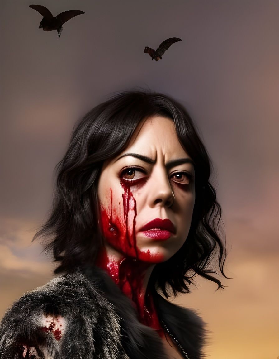 Zombie Aubrey Plaza