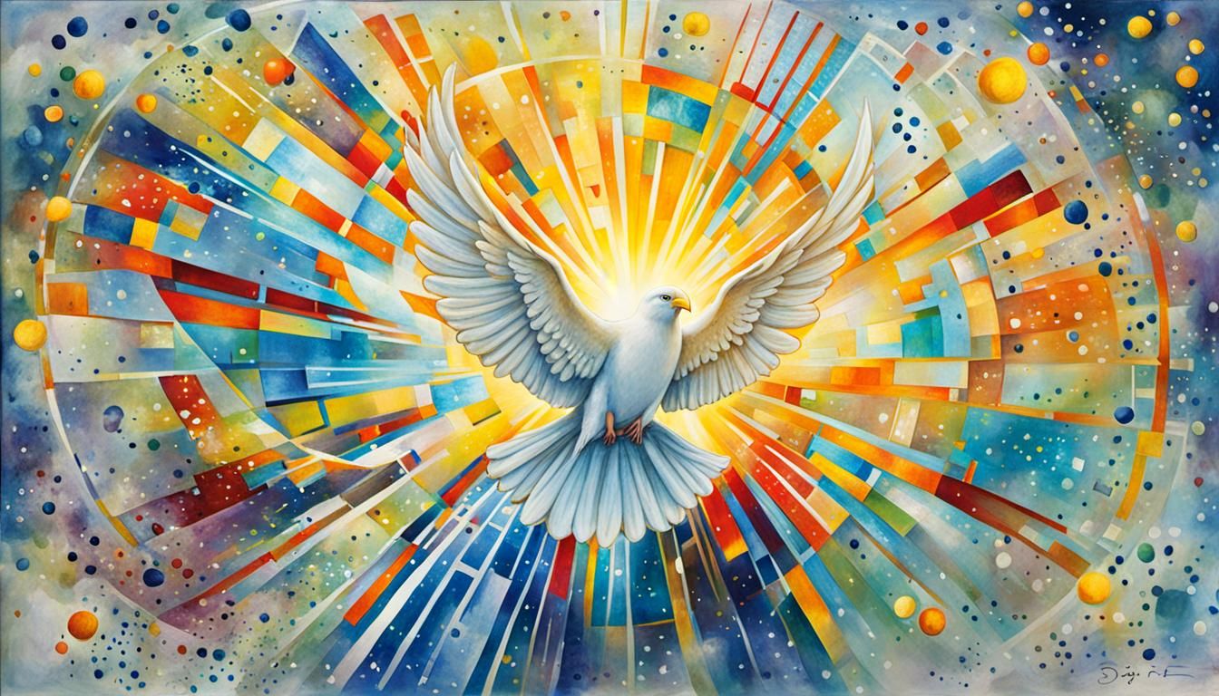 Ethereal Depiction of the Holy Spirit