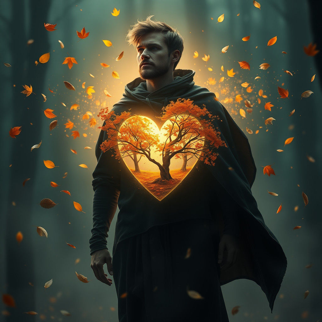 Autumn Heart Fantasy Concept Art
