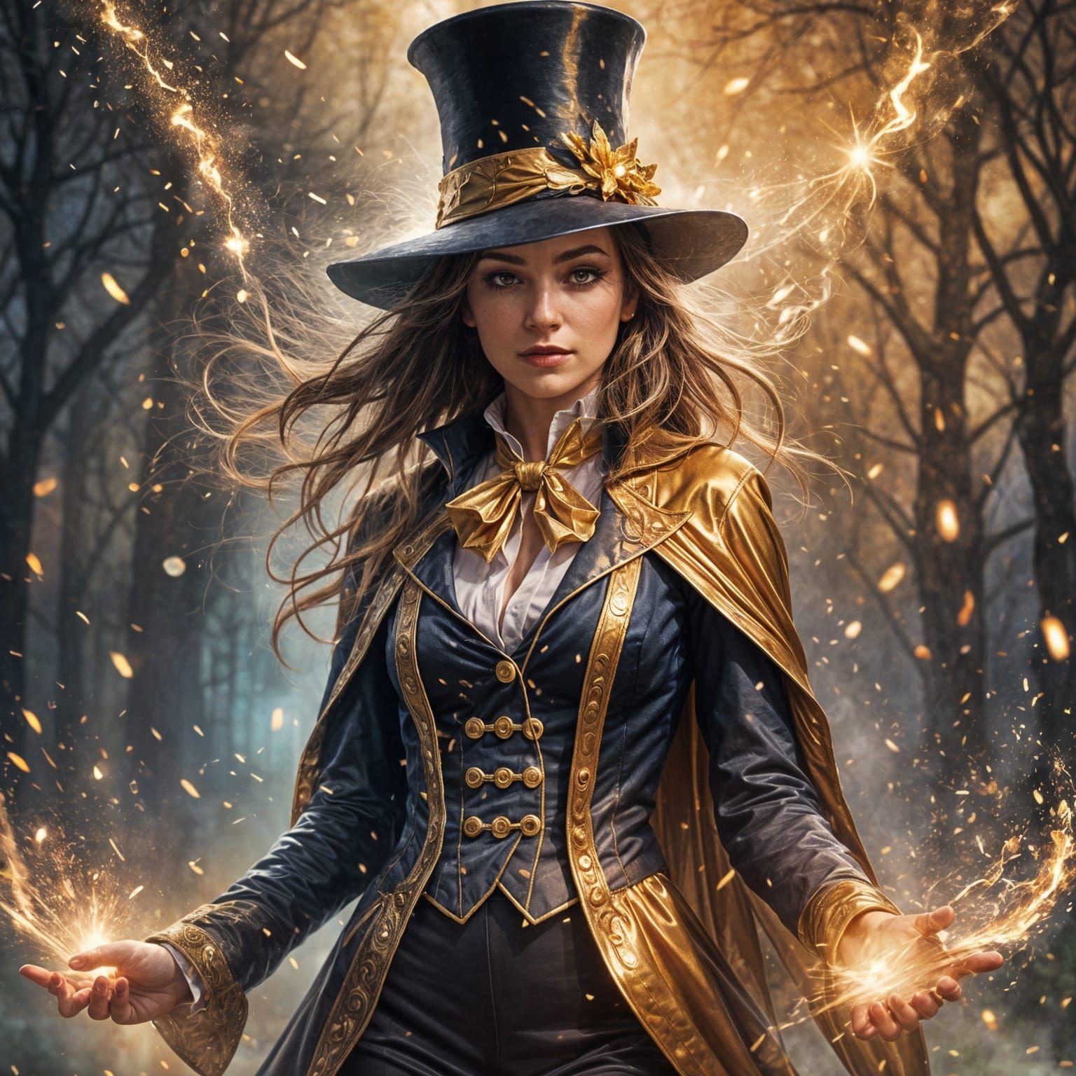 Magician Girl Digital Art