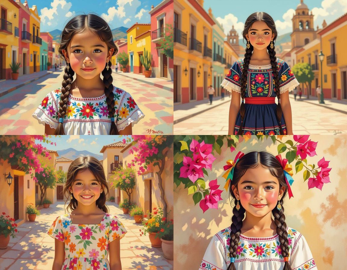 Portrait of a Mexican Girl