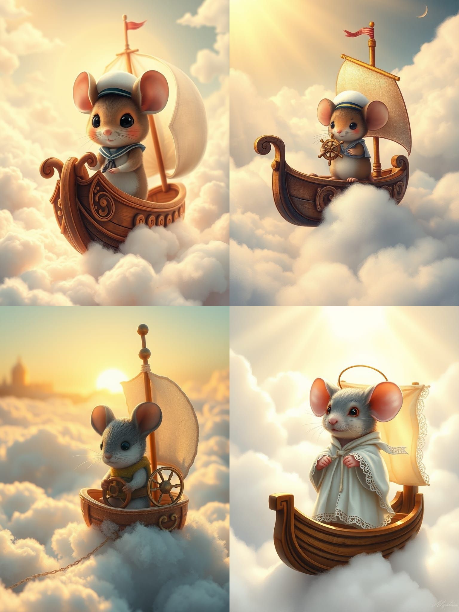 Chibi Mouse Boat Trip to Heaven