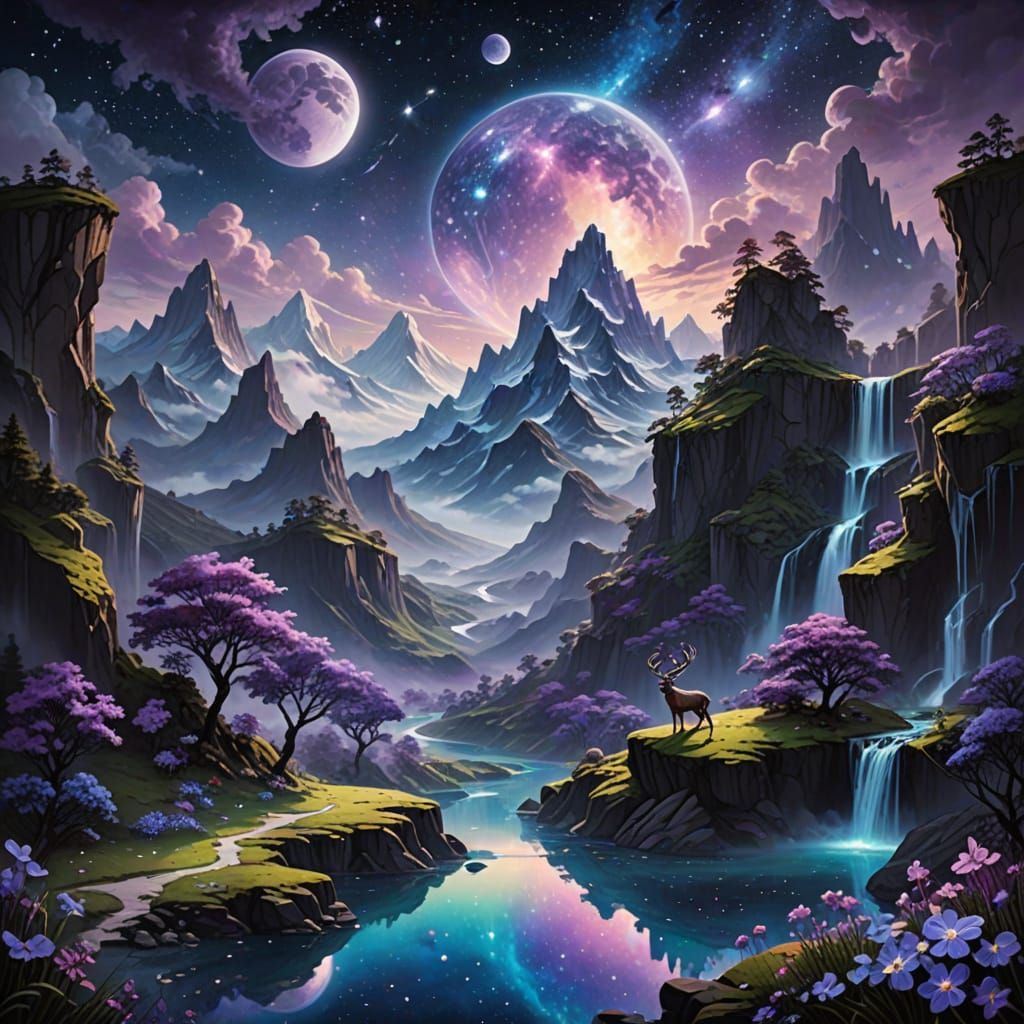 air infused with sugared violets and petrichor floating isla...