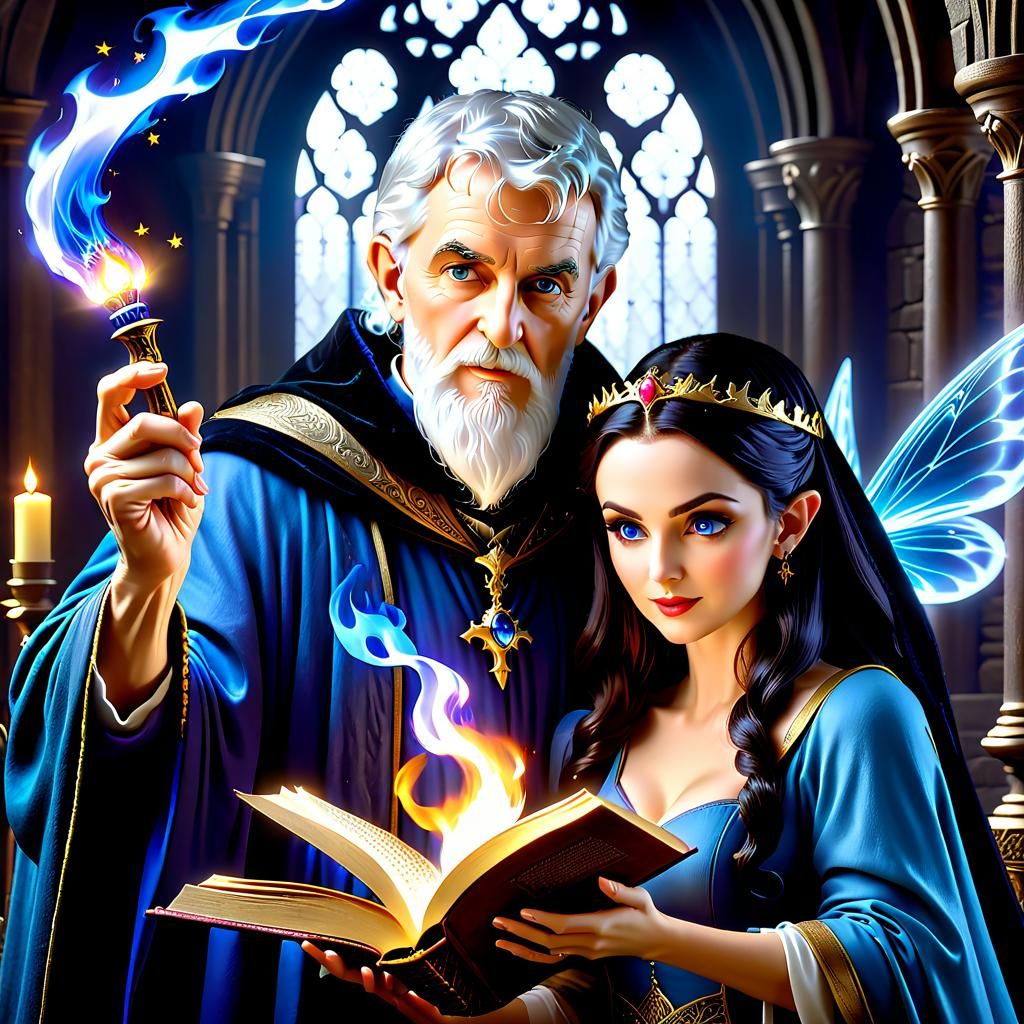 The tale of Morgana and Merlin