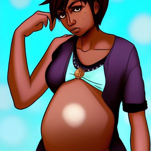 Pregnant Man in Sultry Clothing, The World Ends With You Sty...