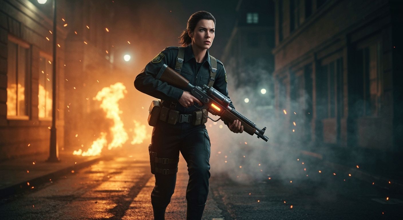 Nancy Wake's Fiery Night Strike in Burning City