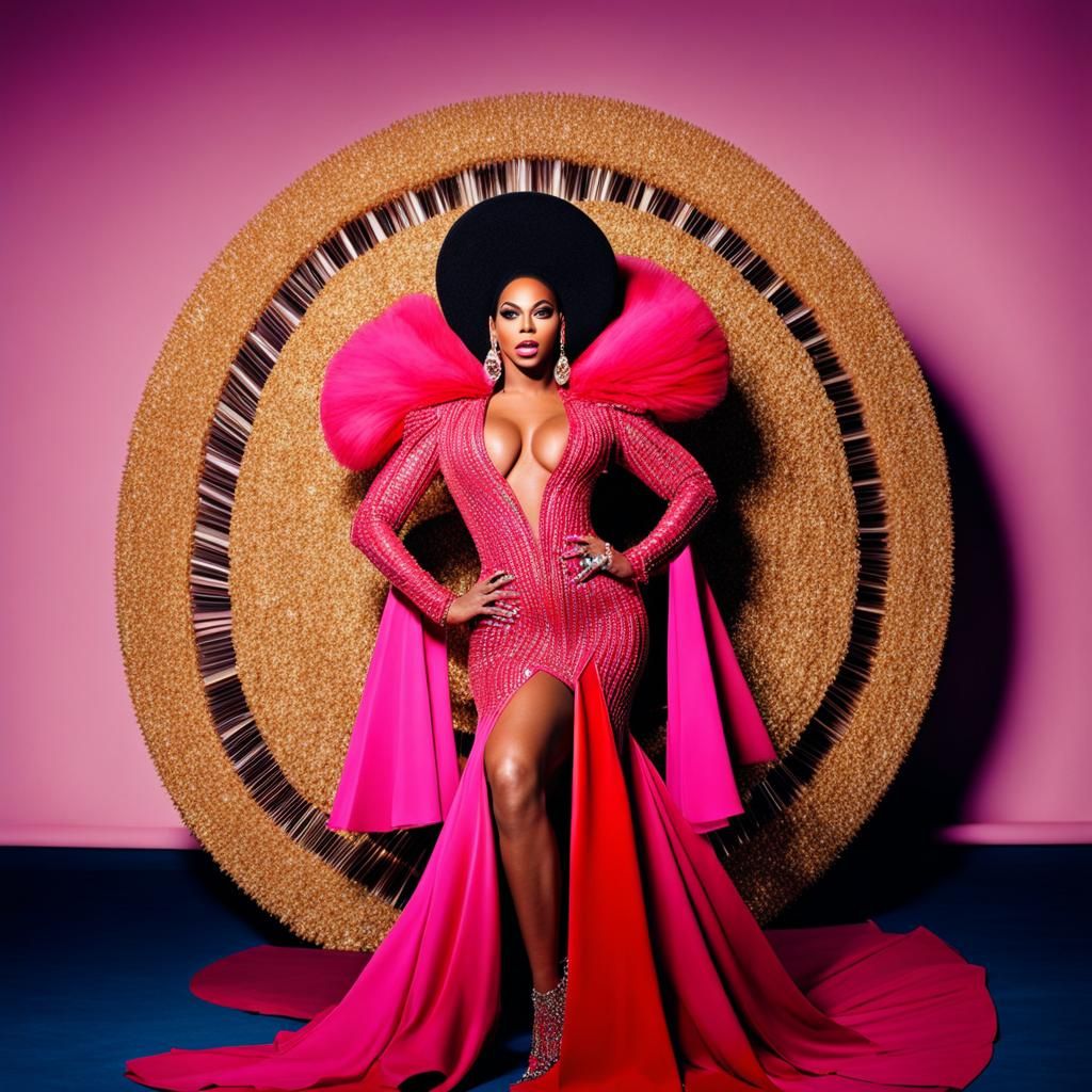Drag Queen Beyoncé: A Full Body Portrait