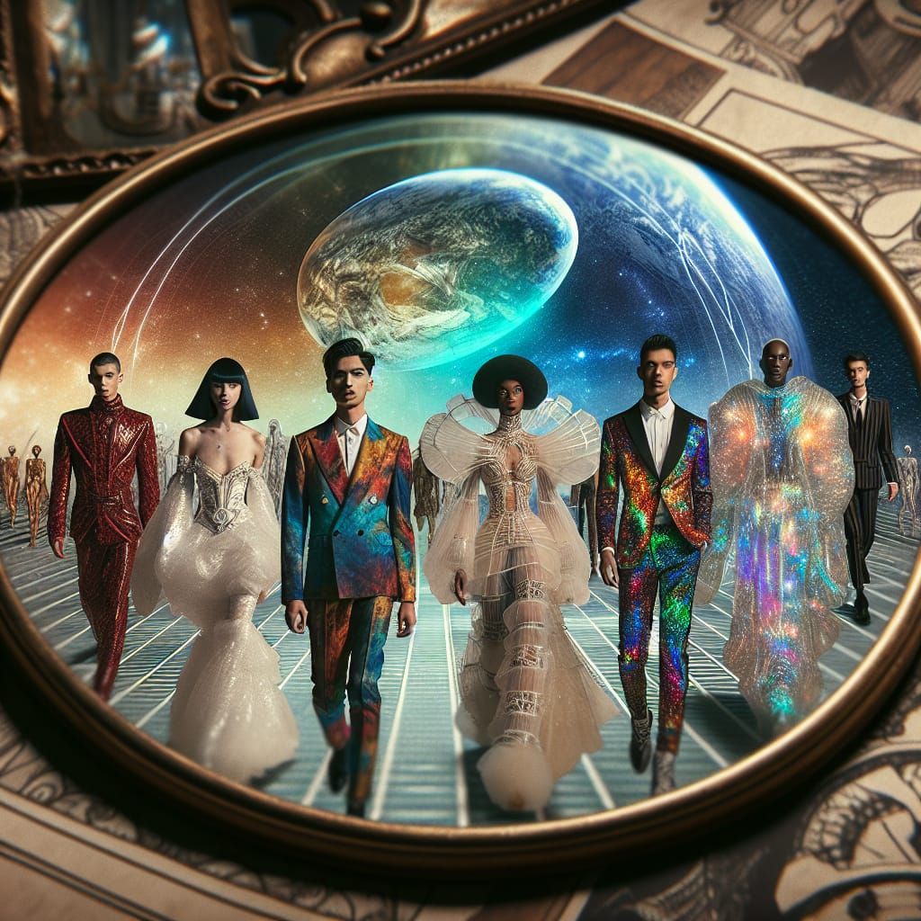 Alternate Universe: Fashion Models in a Looking Glass