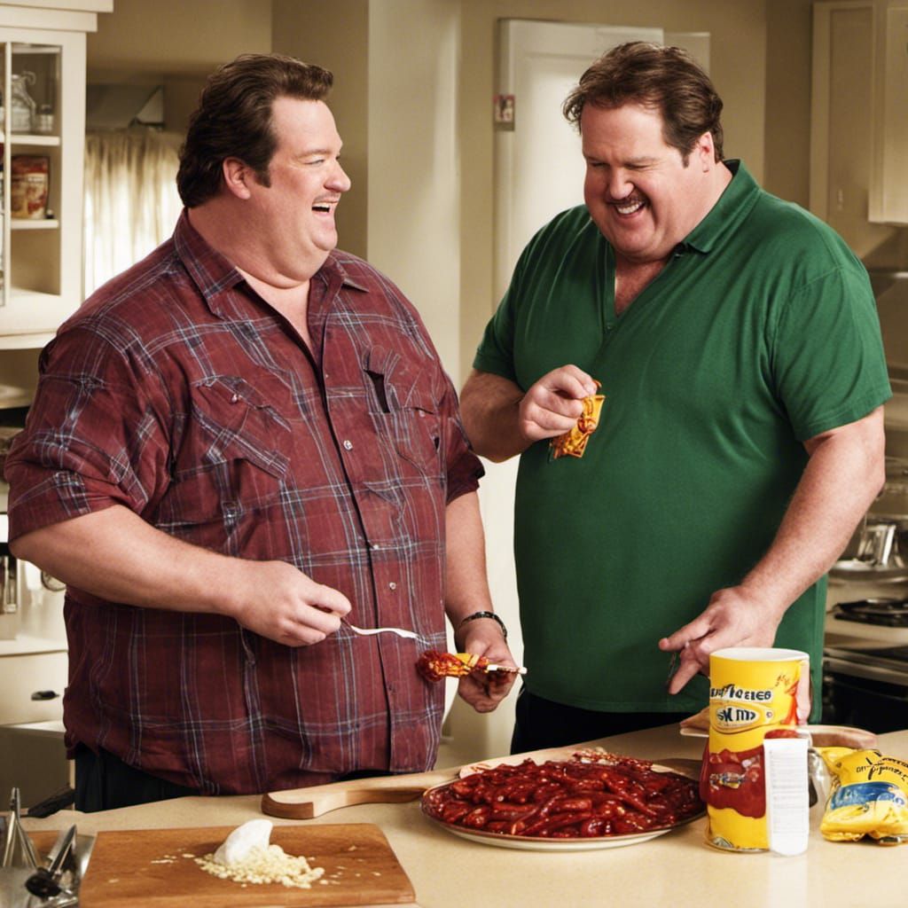 Kevin Malone Feeds Chili to Eric Stonestreet