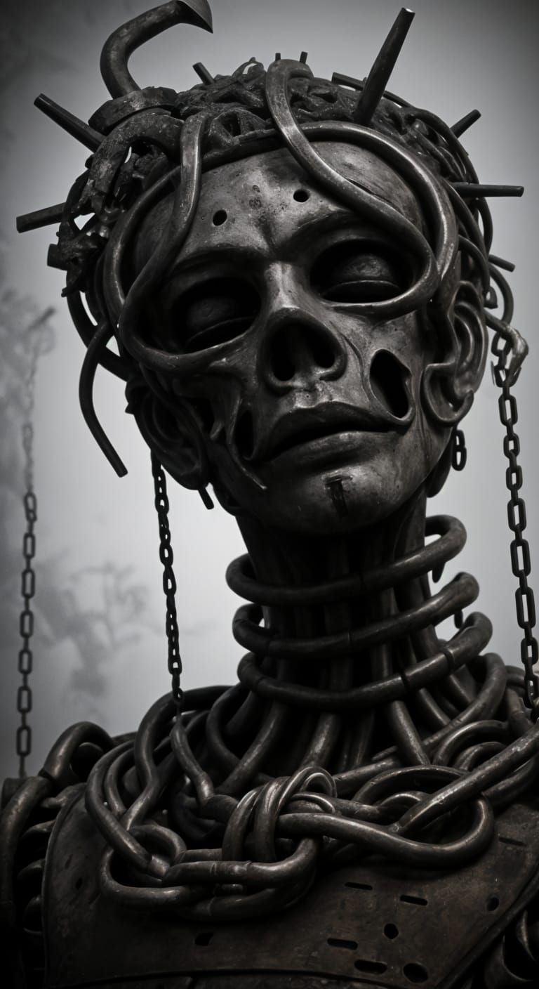 Abstract Sculpture of Oppression