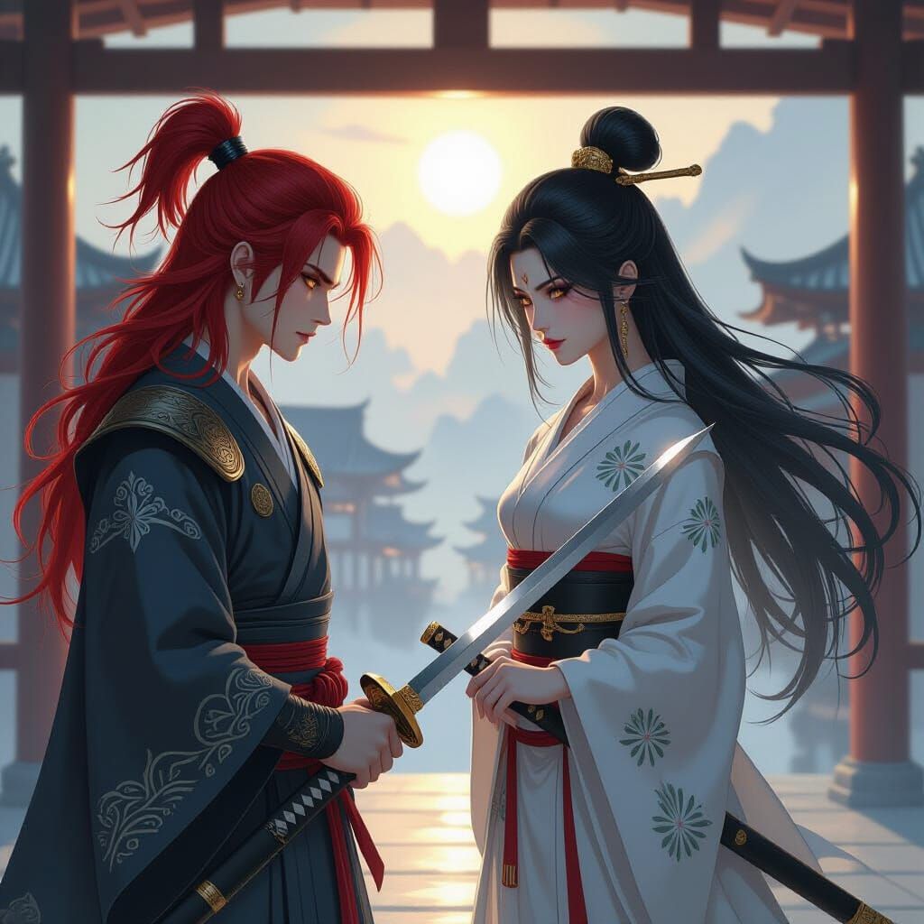 Greek God Kairos Meets Japanese Goddess Amaterasu in Dojo