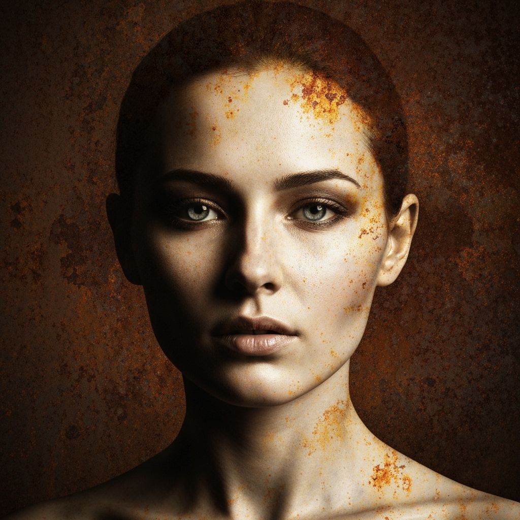 Ephemeral Beauty Portrait with Gritty Matte Finish