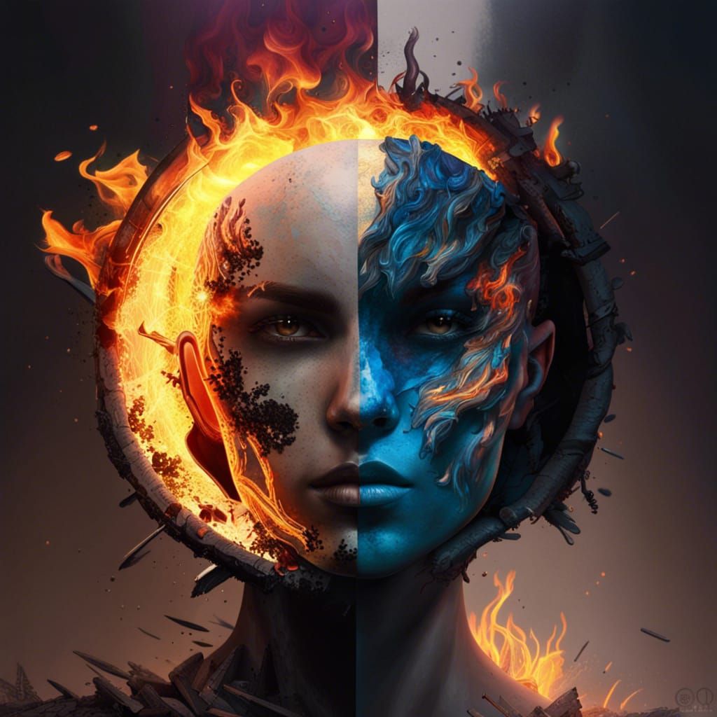 Circle of Duality: Destruction and Beauty