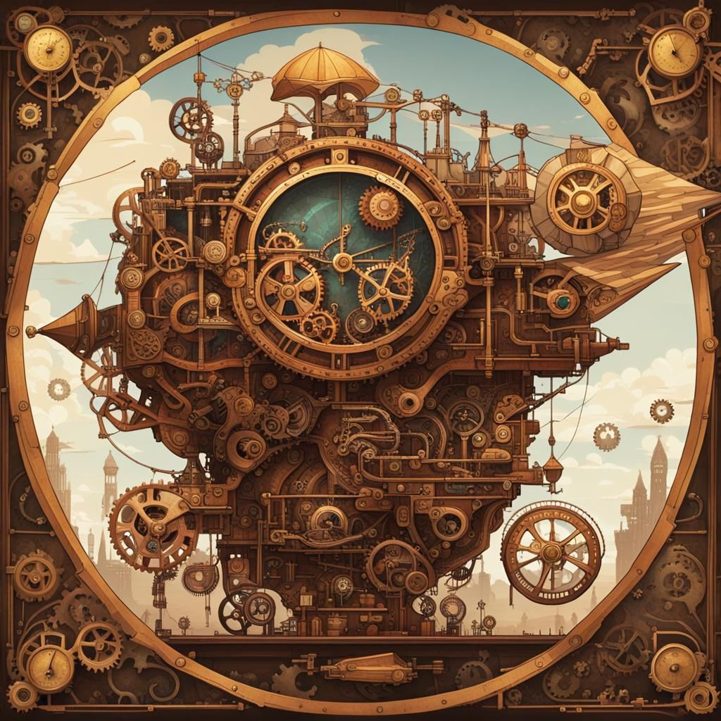 a steampunk-inspired world where AI-crafted kites are powere...