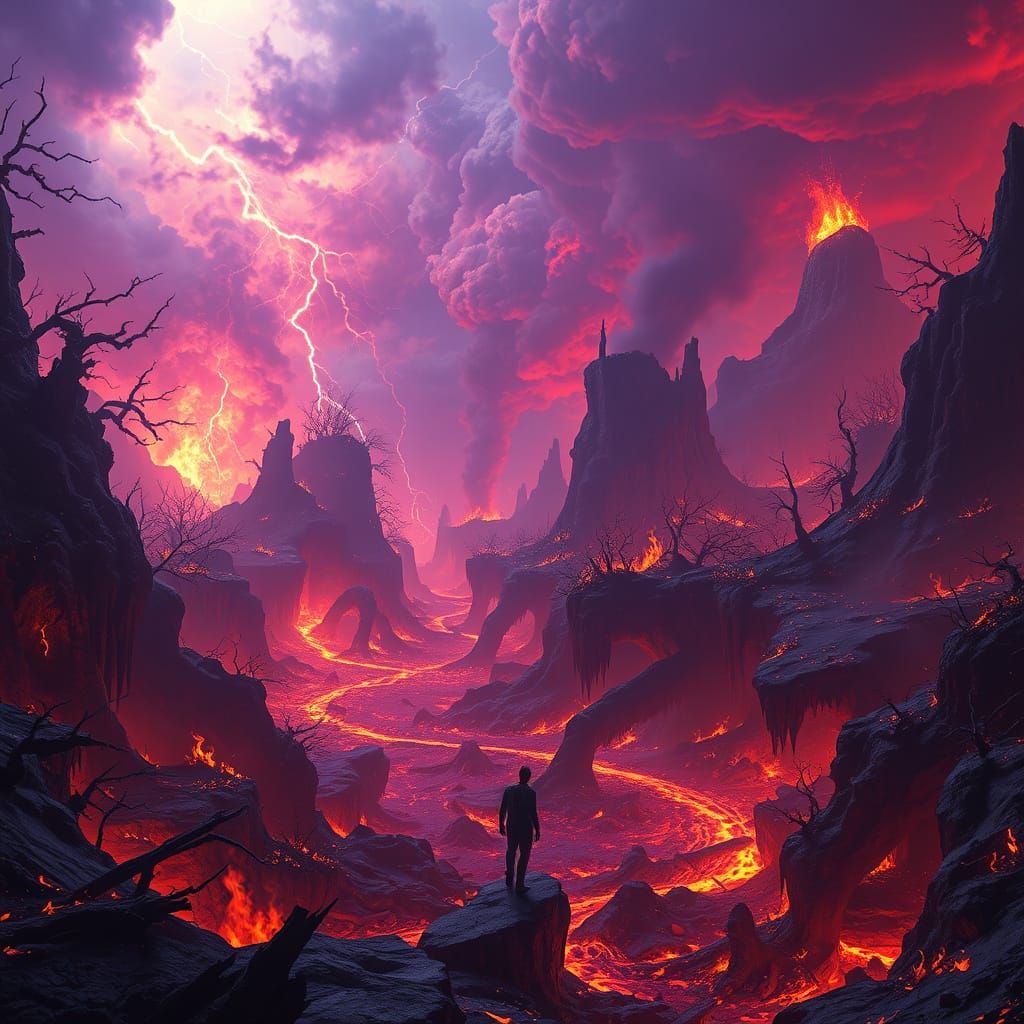 Eternal Torment in a Desolate, Nightmarish Realm