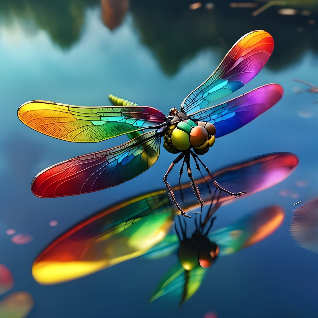 Rainbow Dragonfly