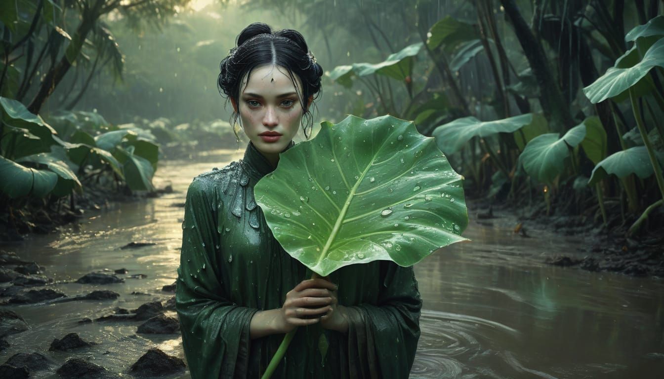 Ethereal Fantasy Portrait in Whimsical Style