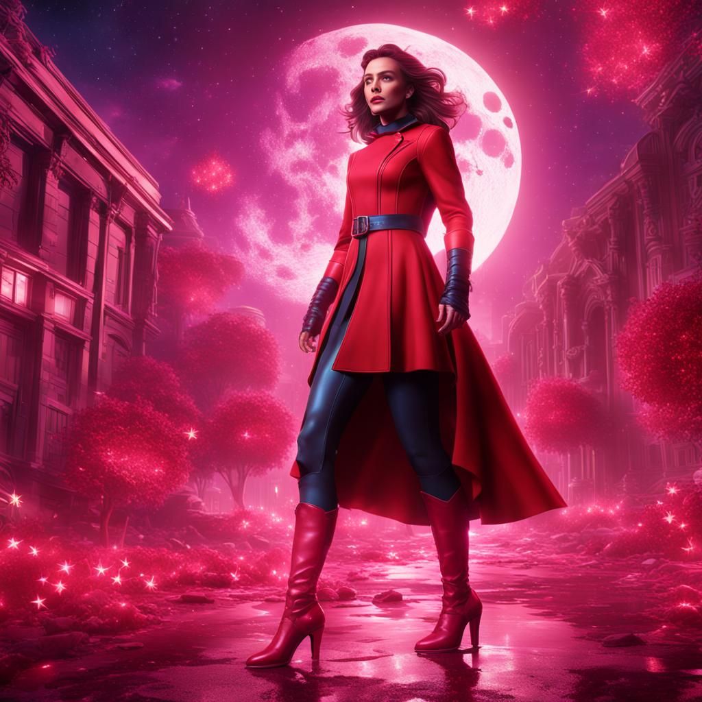 X-Men Rogue in Smallville: Detailed Digital Painting