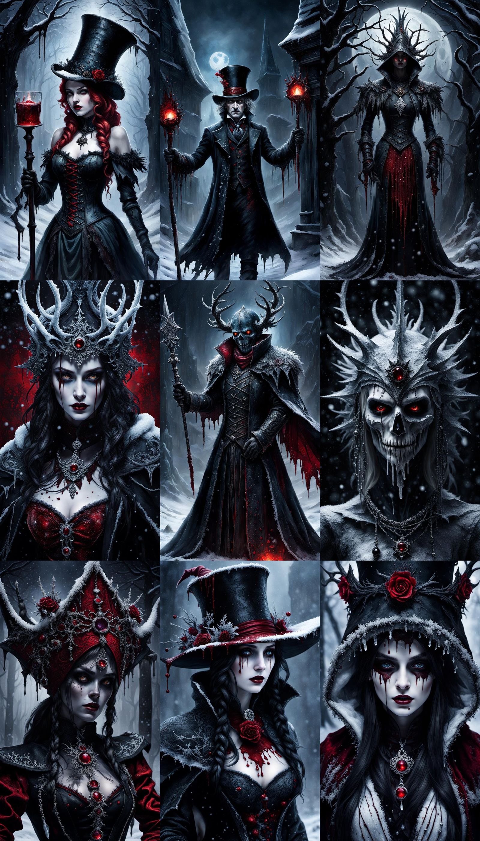 Grimdark Frosty: A Gothic Horror Golem