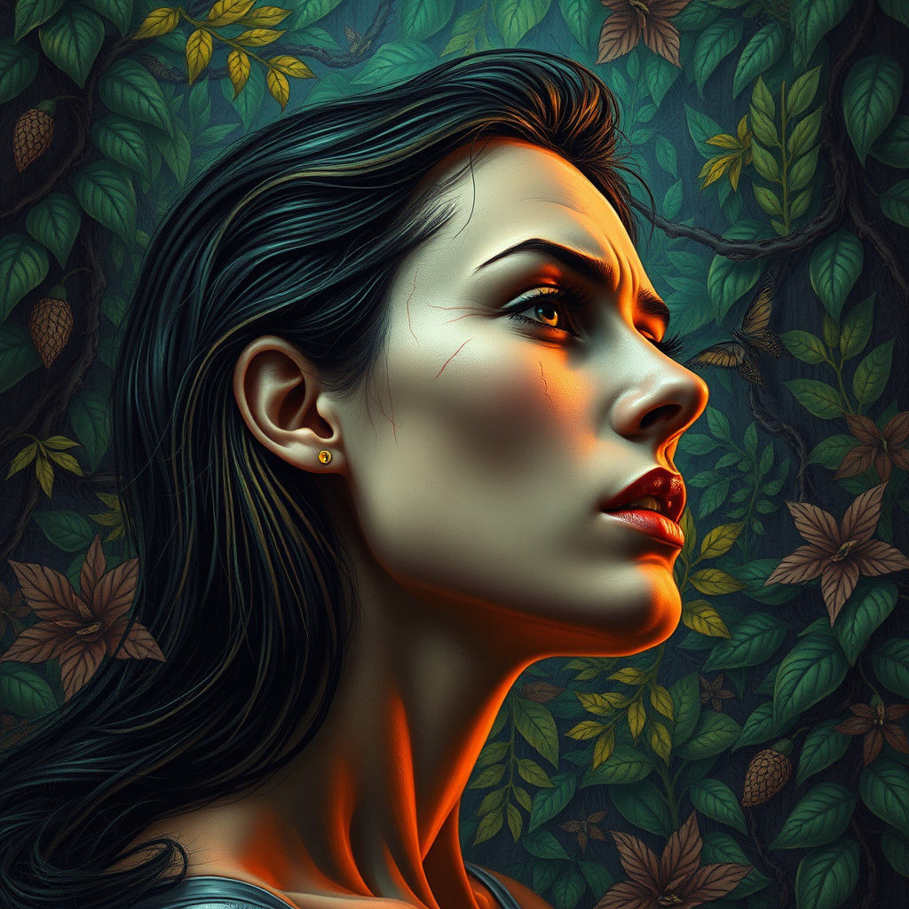 Shades of Green Envy: A Surreal Vision