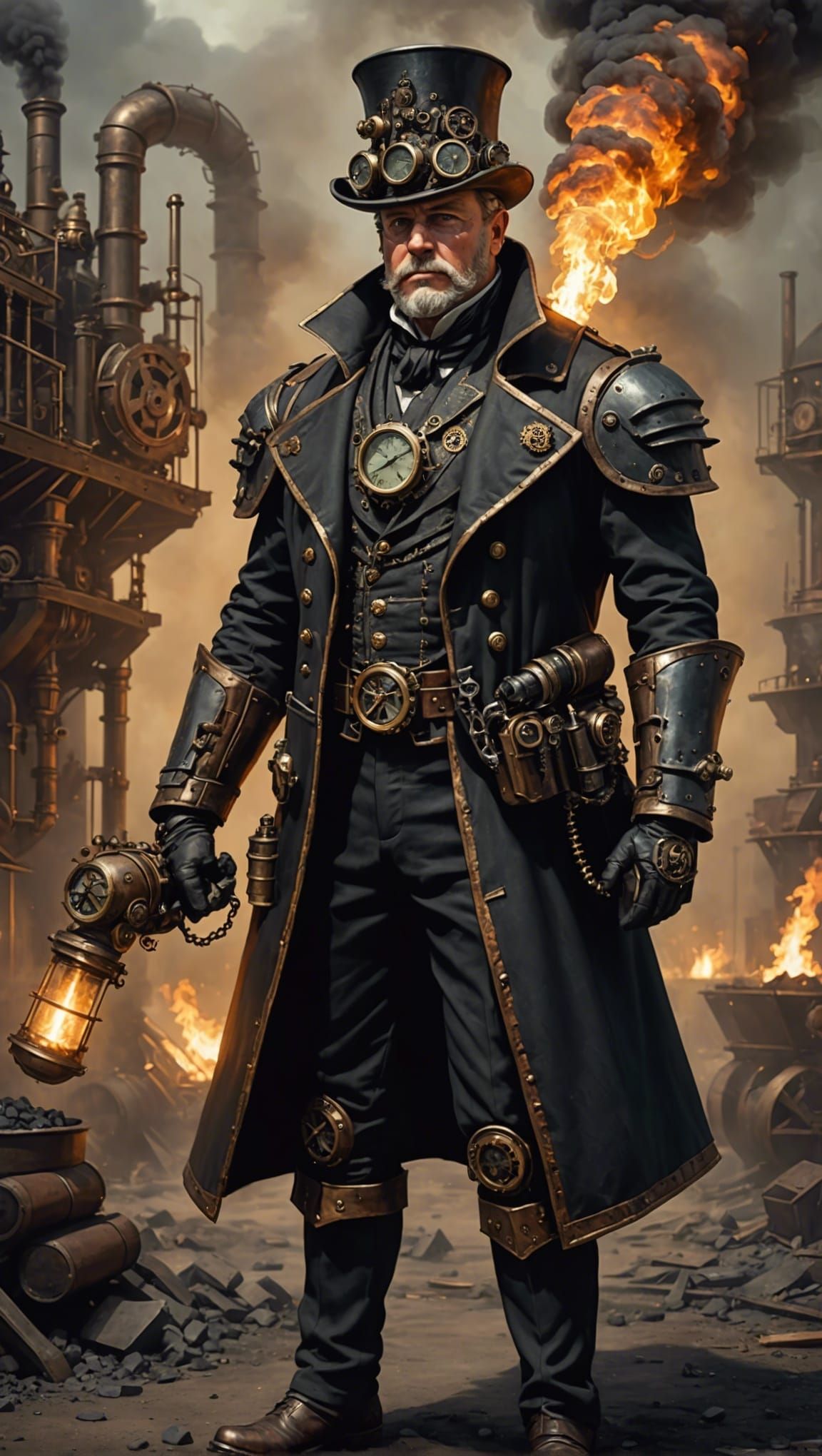 Steampunk Lord of Coal