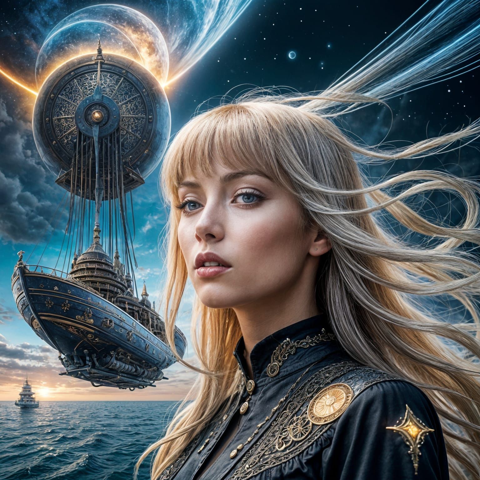 Blonde Woman in Equation Heaven: Tomasz Alen Kopera Style