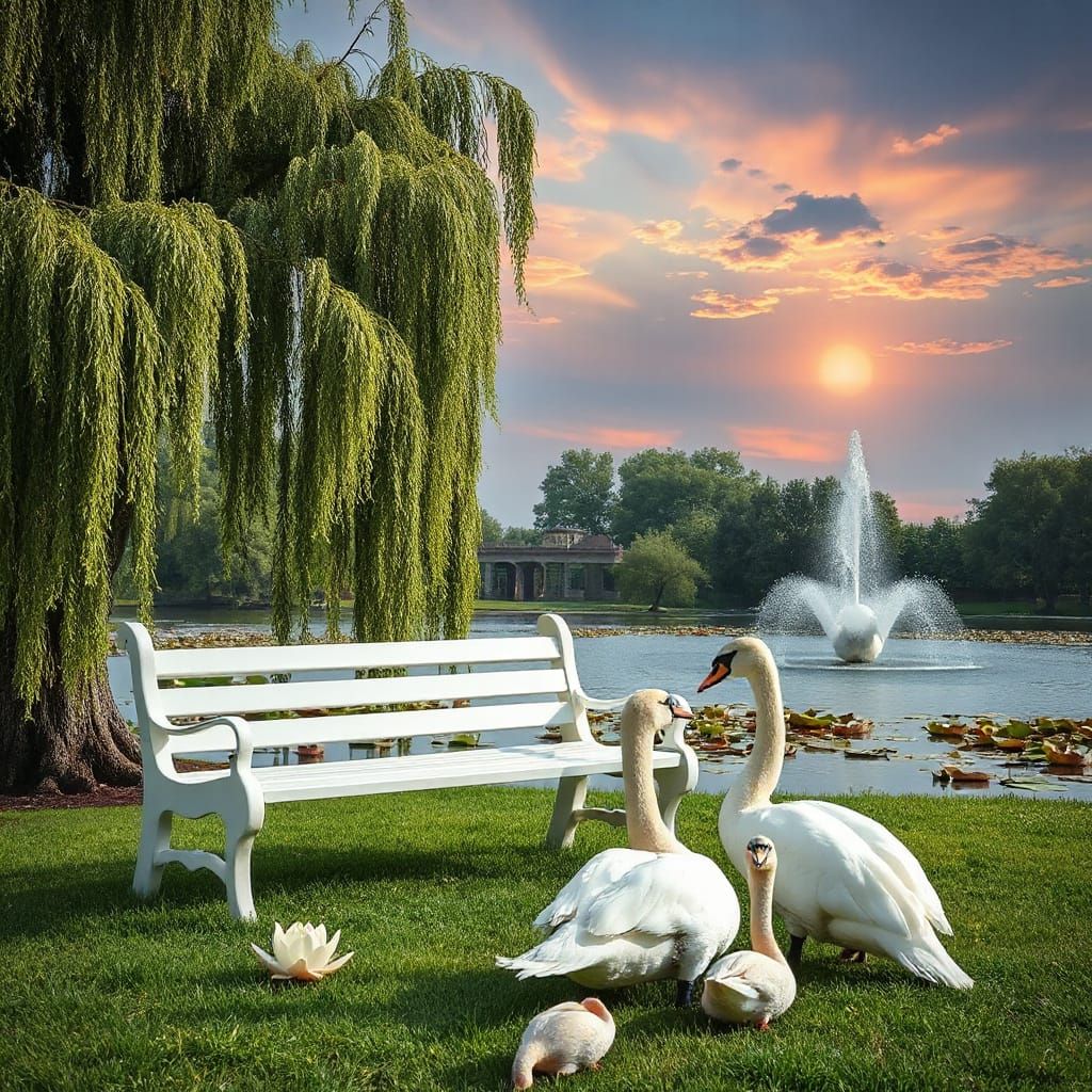 Ethereal Benchside Serenity