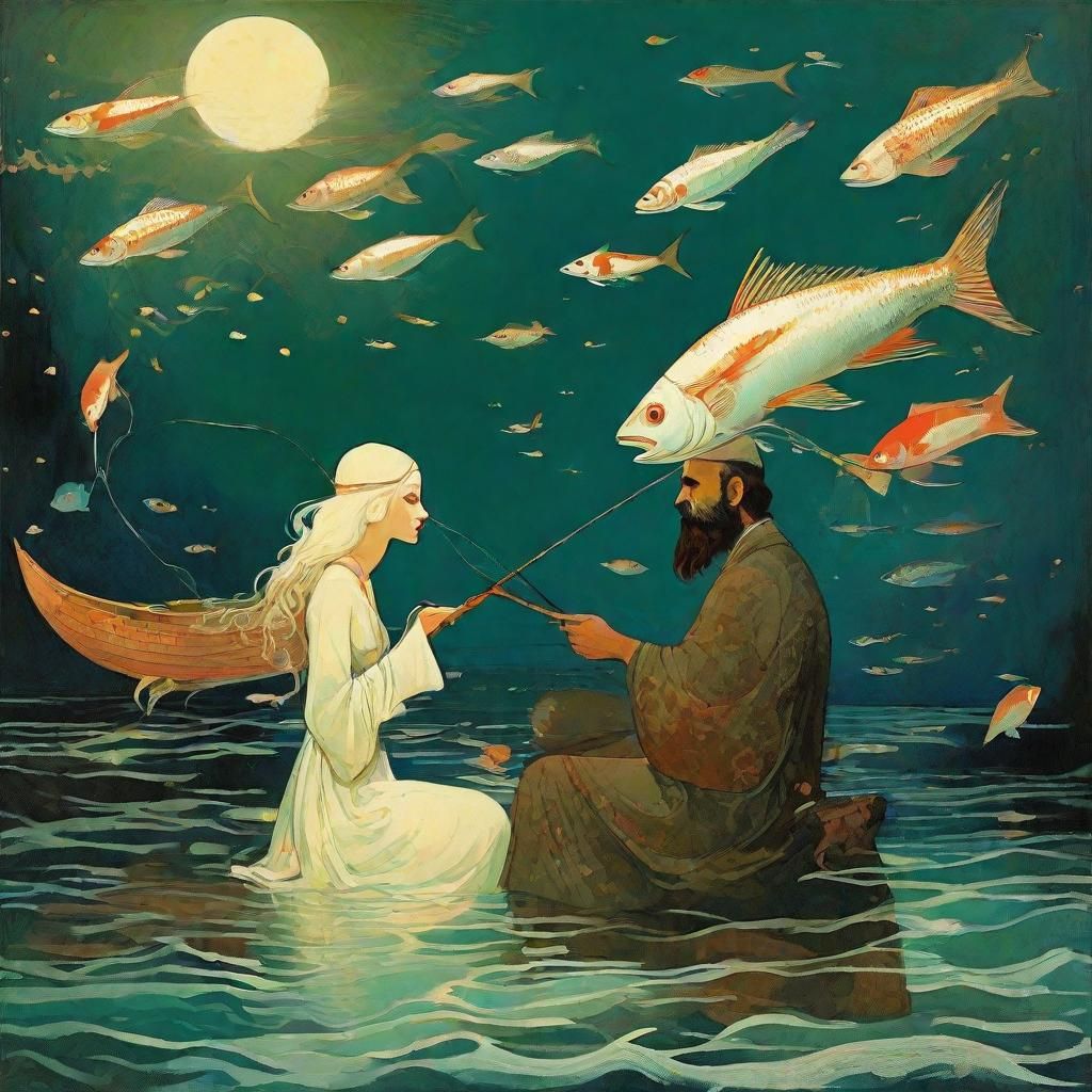 Surreal Ancient God Pulled from the Sea