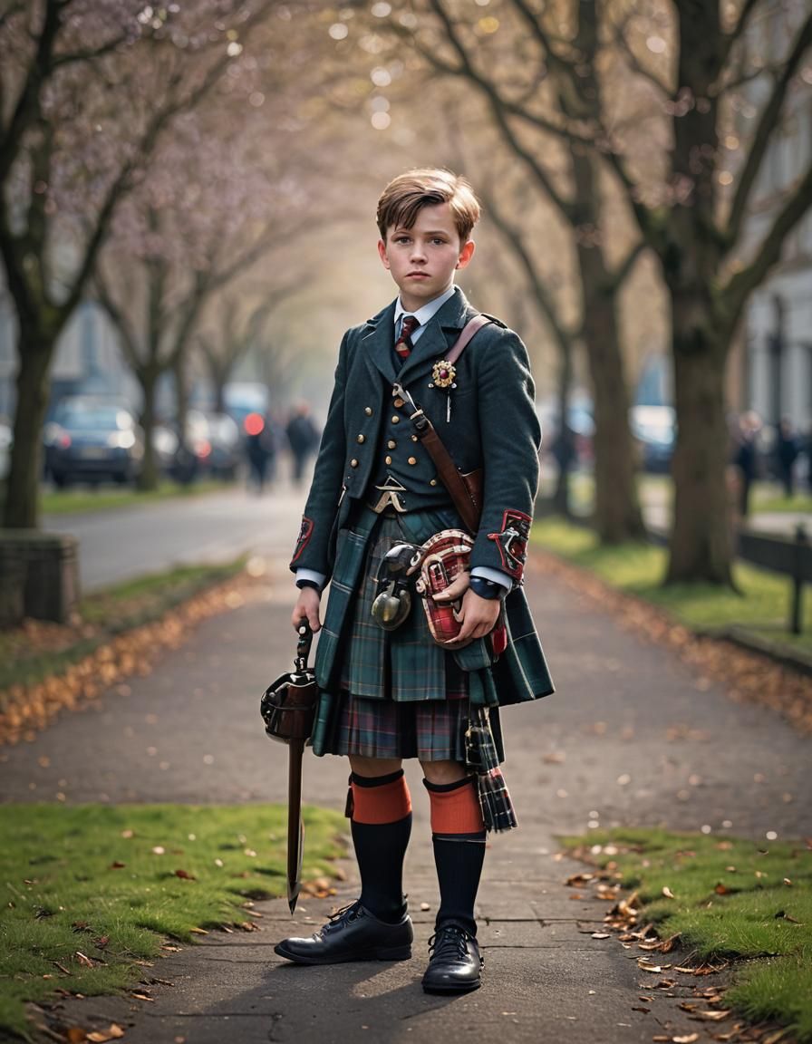 Portrait of Young Scotsman in Natural Light