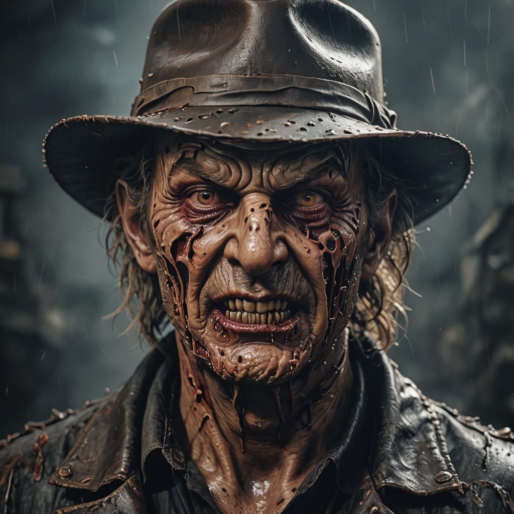 Dark Evil Portrait in Detailed Matte Painting Style