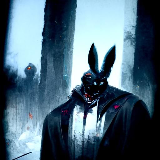 Sinister Bad Bunny in Dark Style