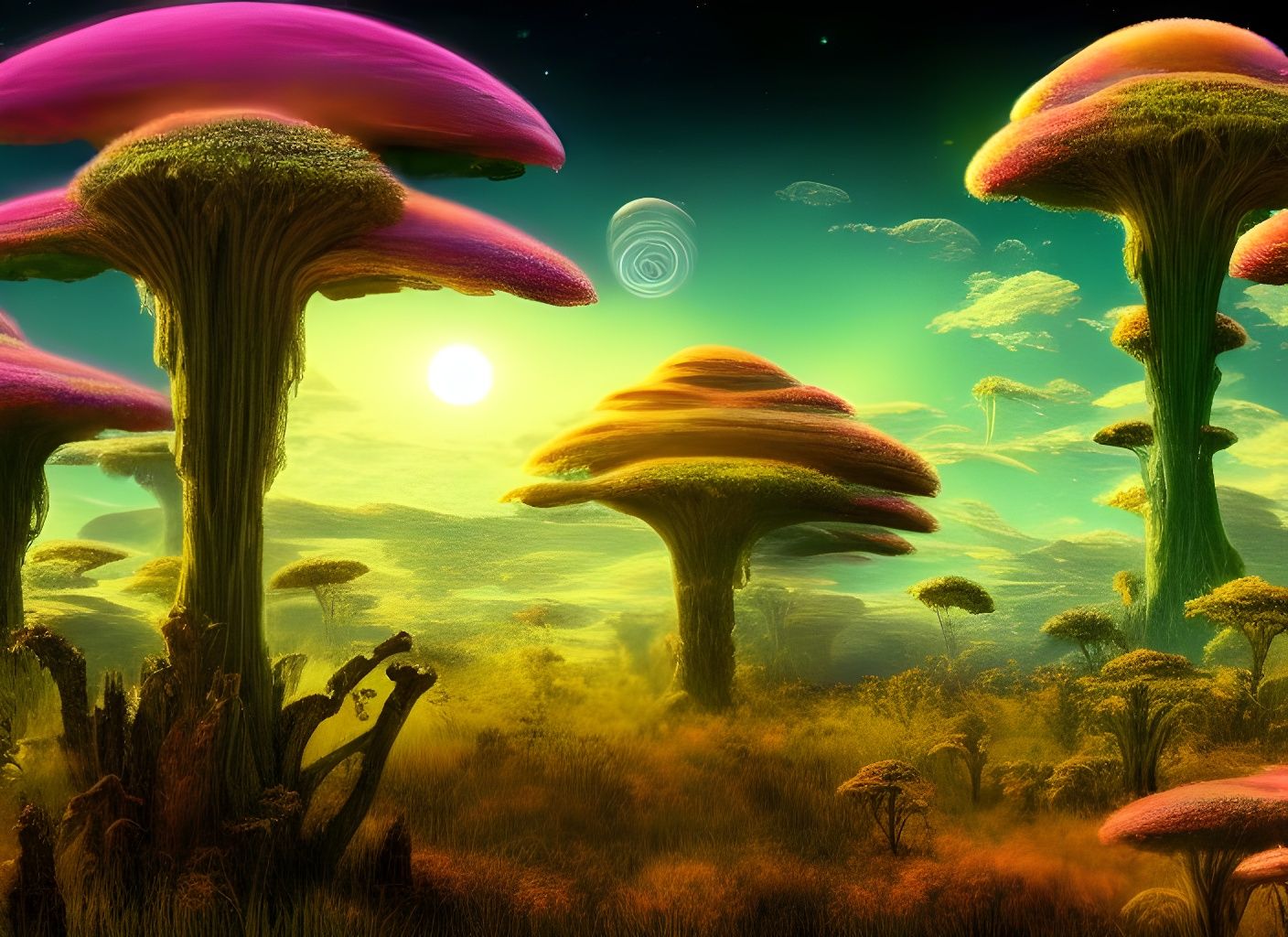 Planetary landscape 7