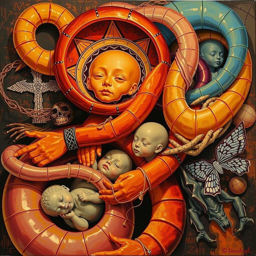 Man Woman Birth Death Infinity: Symbolic Representation