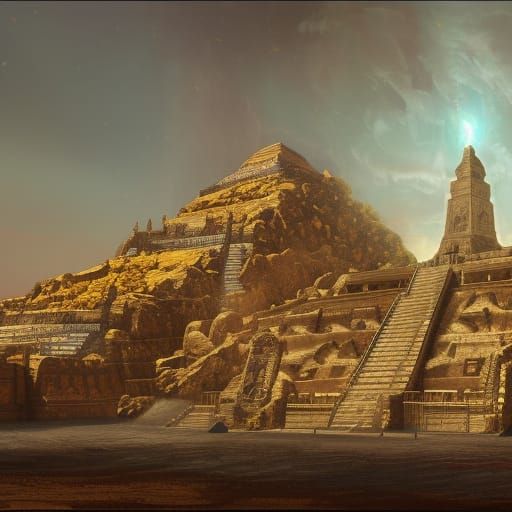 Golden Aztec Statue Discovery at Burial Dig Site