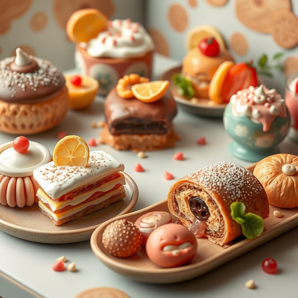 Whimsical Culinary Creations in a Fantastical Atmosphere