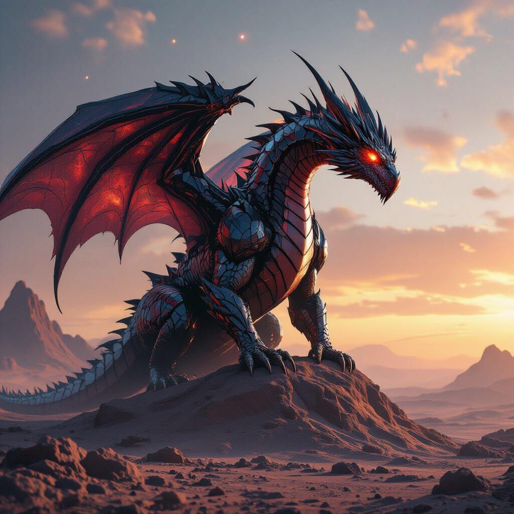 Colossal Crystalline Dragon Emits Gamma Energy on Nebula Exo...